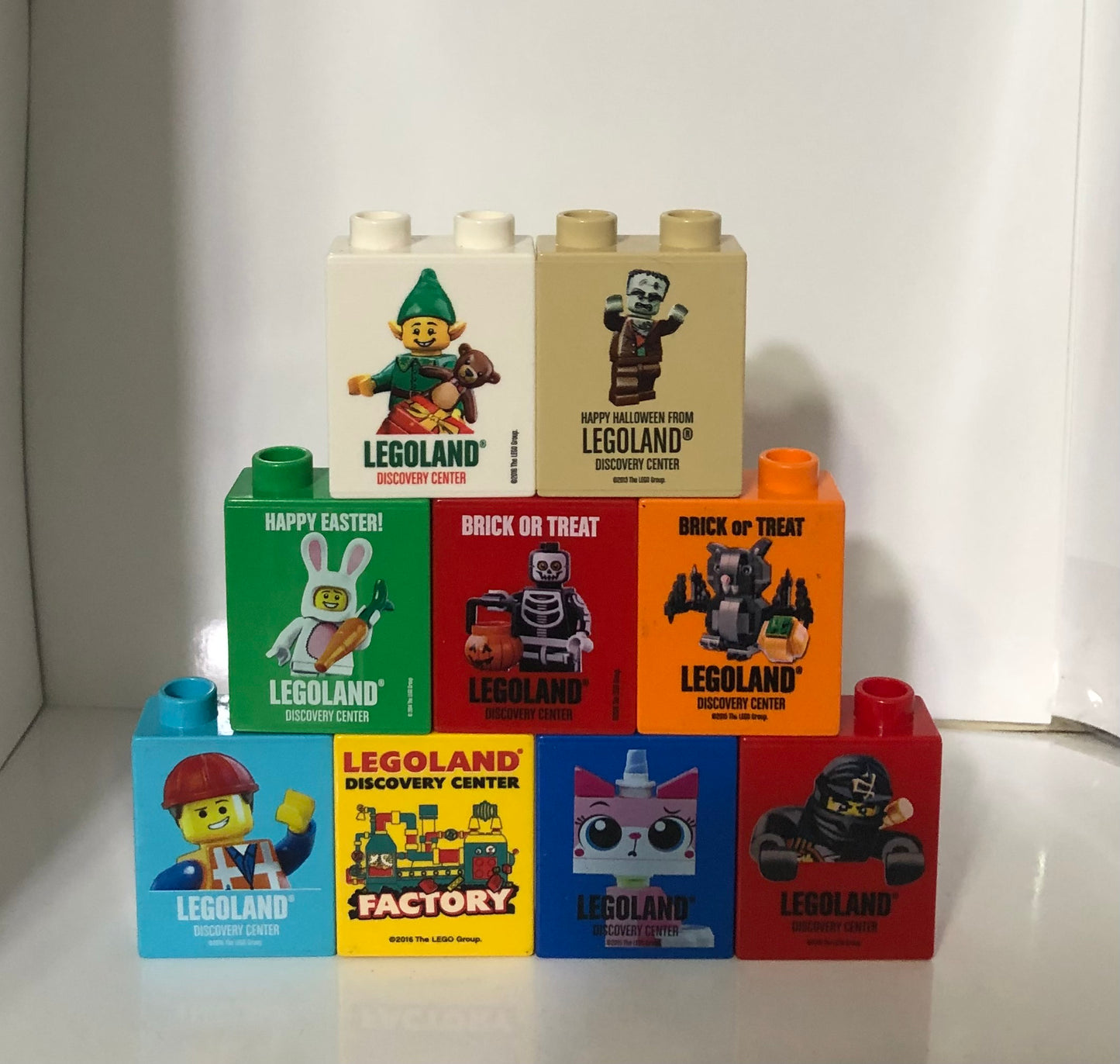 LEGO Factory Bricks - Legoland Discovery Center Souvenir Duplo Bricks - RARE