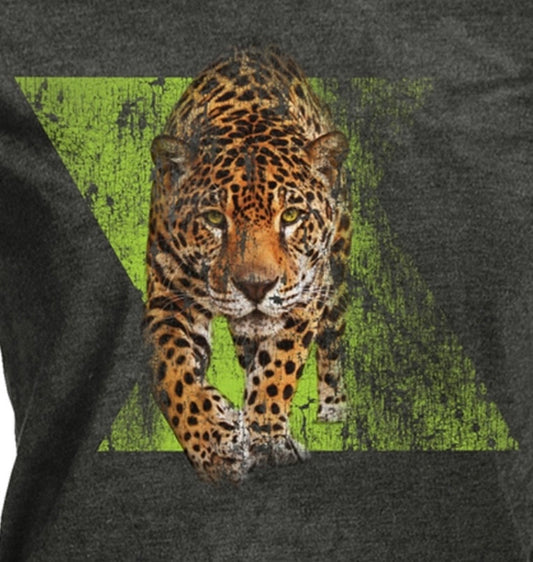 Dynamic Jaguar - The Mountain Women's Triblend Crew Neck T-Shirt Size: M