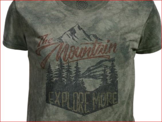 Explore More - The Mountain Women's Triblend Crew Neck T-Shirt Size: M