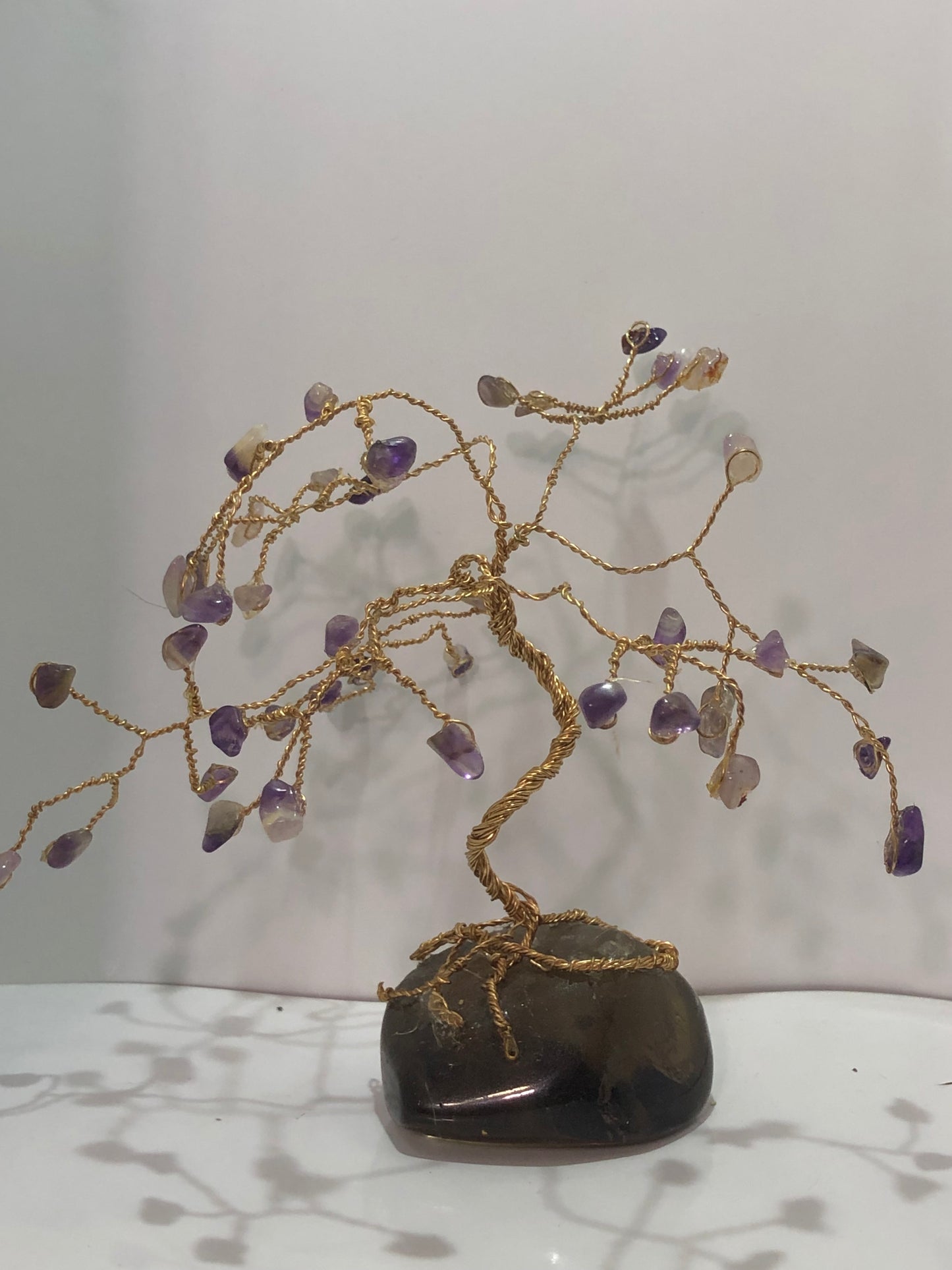 Gem Tree on a Smokey Quartz