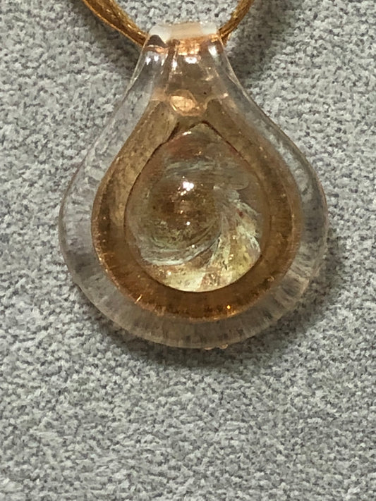 Golden Glass Pendant