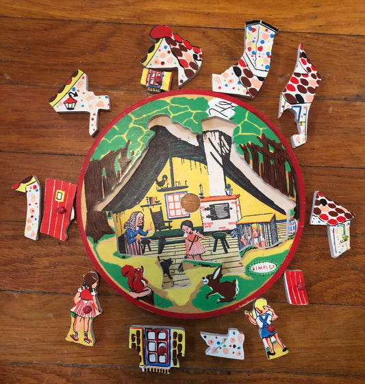 Hansel and Gretel - Cluster Circular Hand Made Wooden Puzzle