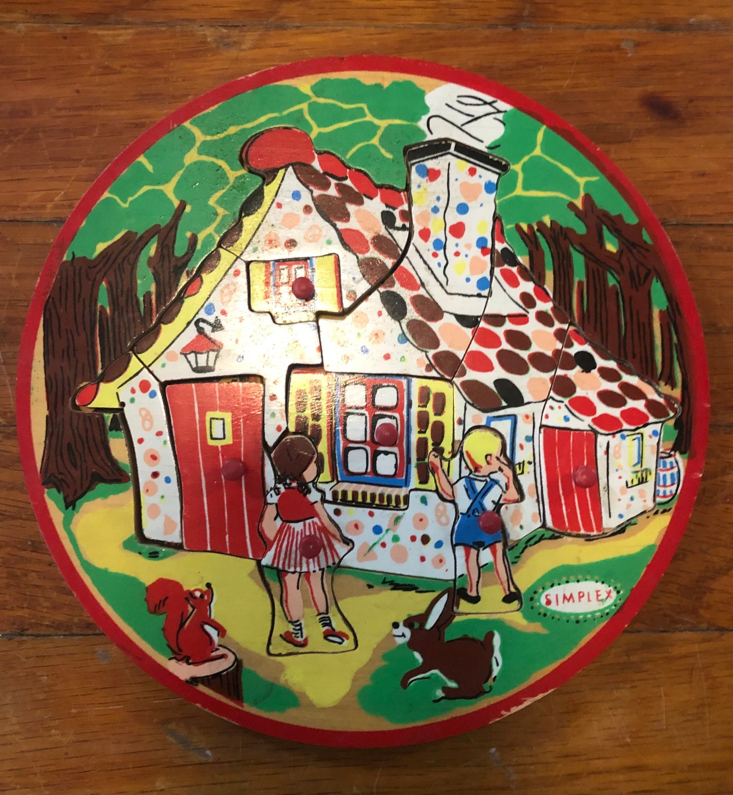 Hansel and Gretel - Cluster Circular Hand Made Wooden Puzzle