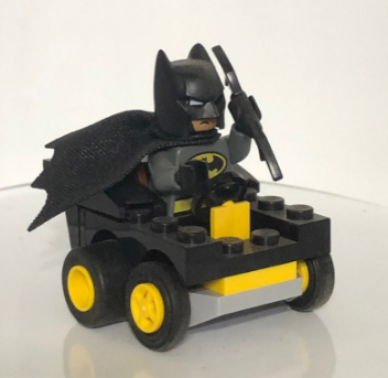 Lego Mini Batman in a Mini Car