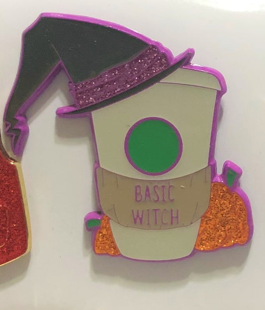 Barista/Starbucks Keikii Enameled Apron pin Basic Witch