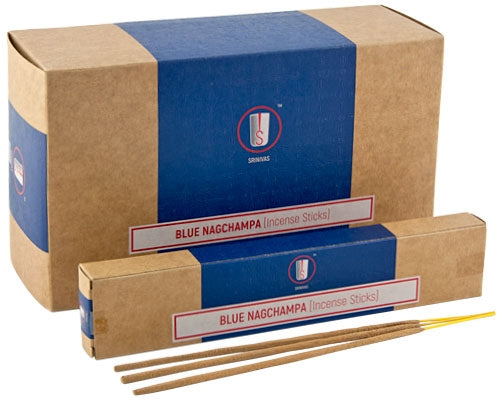 Srinivas Blue Nag Champa Incense - 15 Gram Pack