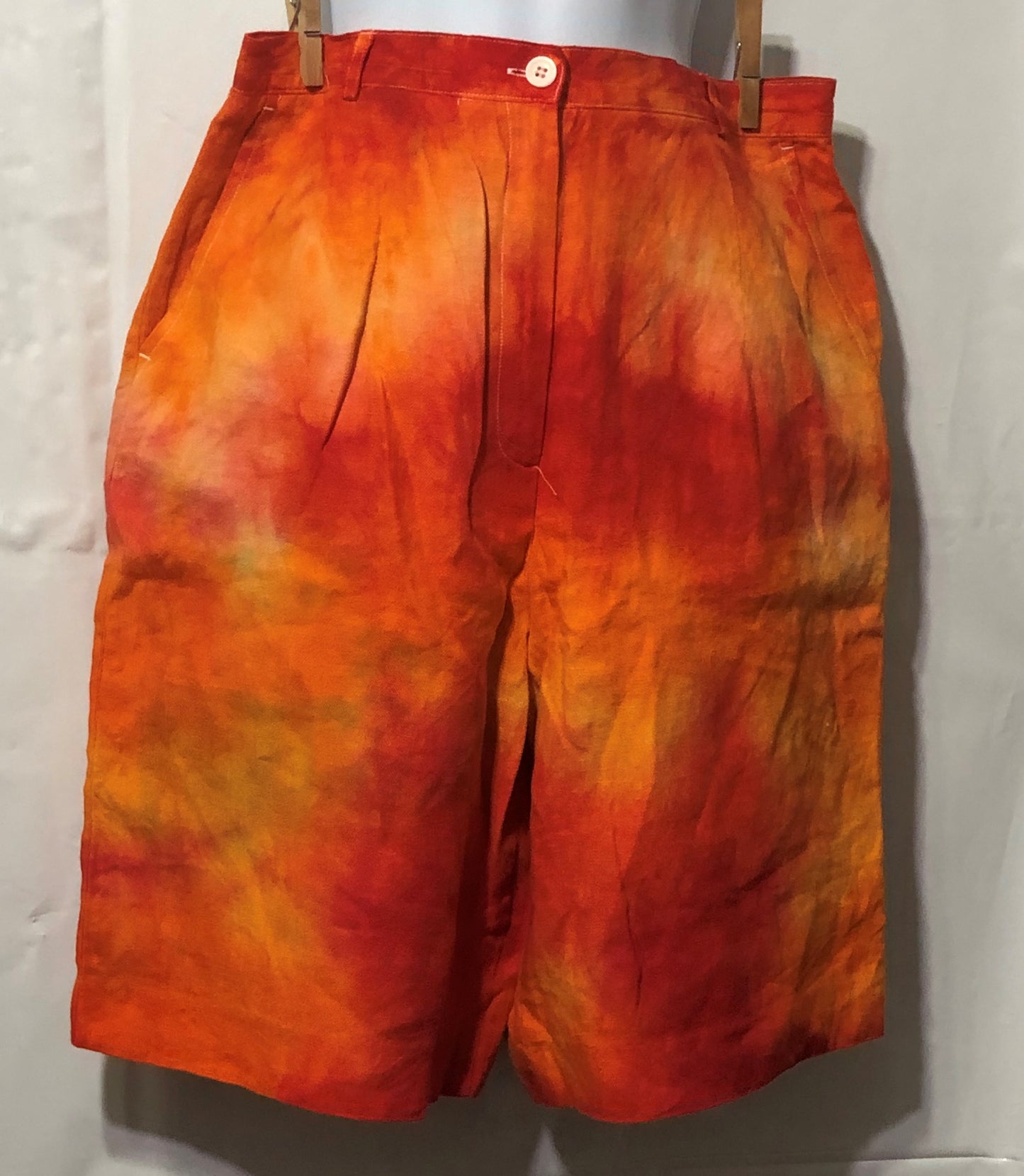 Upcycled Silk Shorts - Talbots Size 12