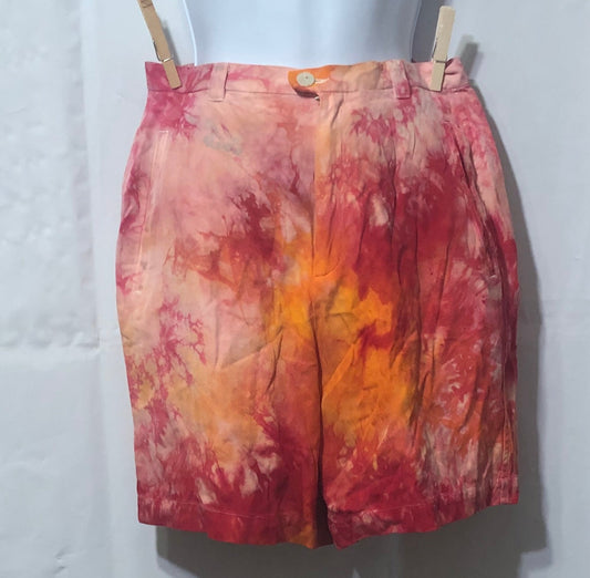 Upcycled Shorts - Tommy Bahama Size 4 - 100% Silk