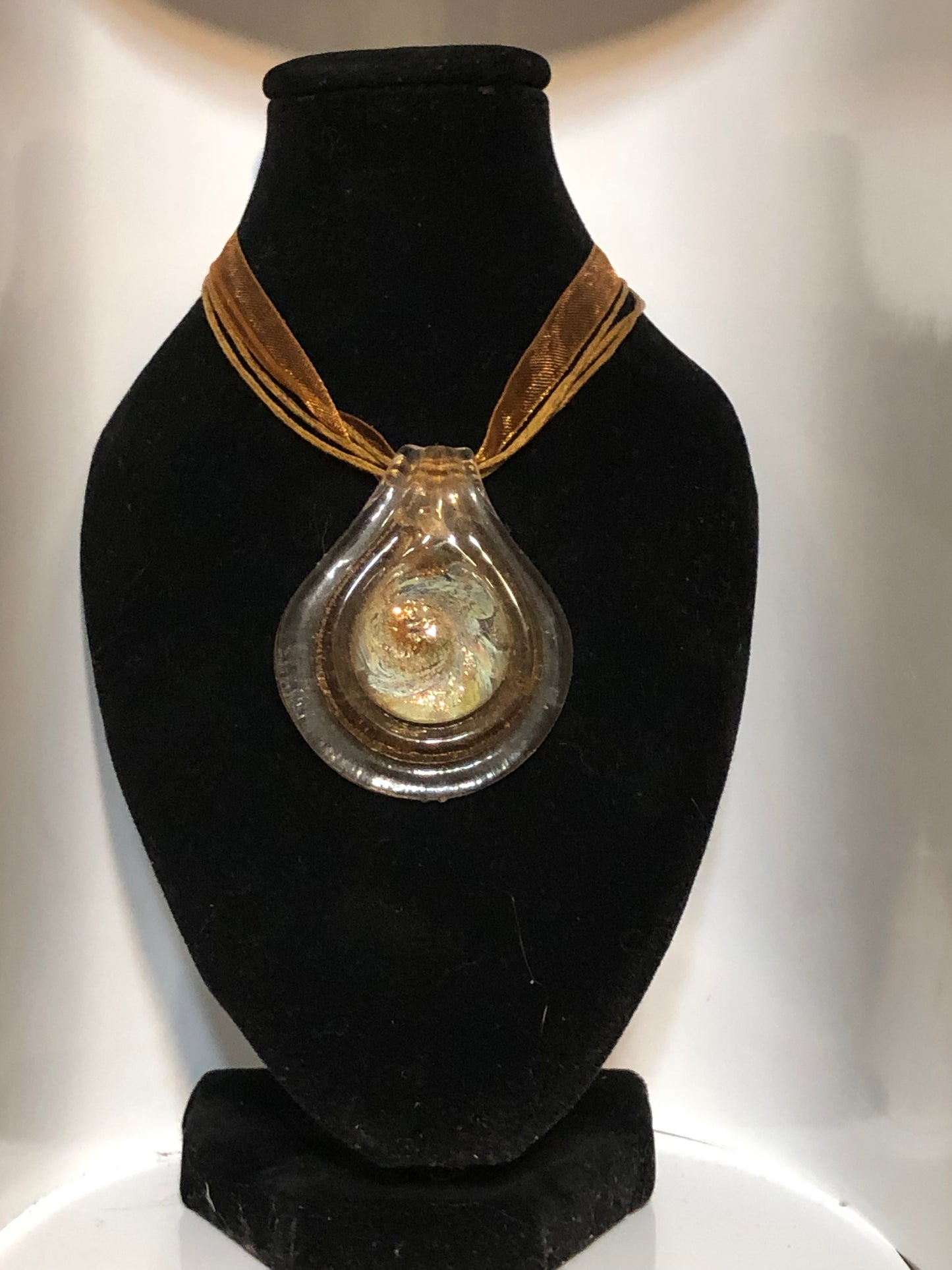 Golden Glass Pendant