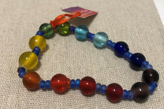 Chakra Beaded Bracelet 7”