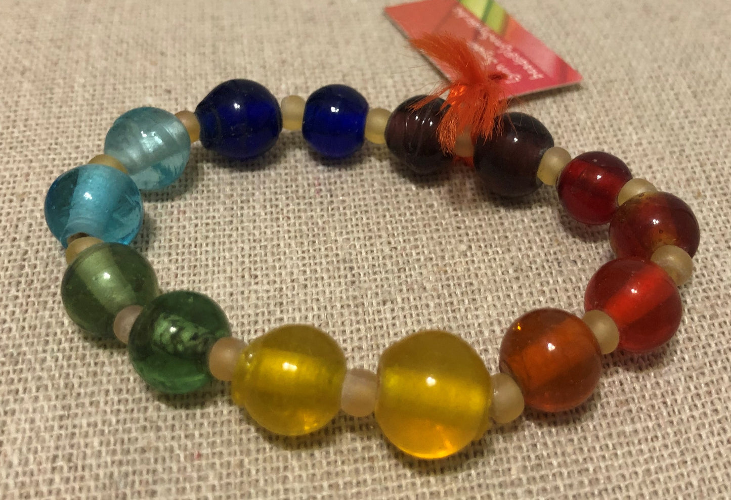 Chakra Beaded Bracelet 7”